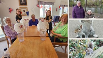 A fun end to the month of April at St Peters Court care home